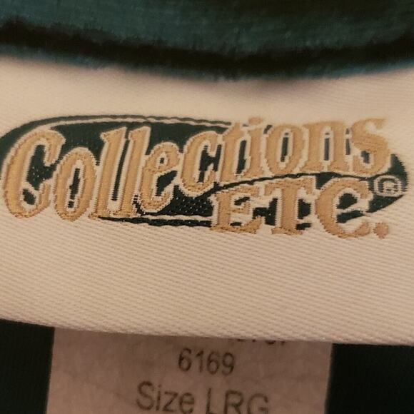 Emerald Green Velvet 3/4 Sleeve Blouse and Skirt, by Collections Etc. LG (14/16) - Picture 8 of 10